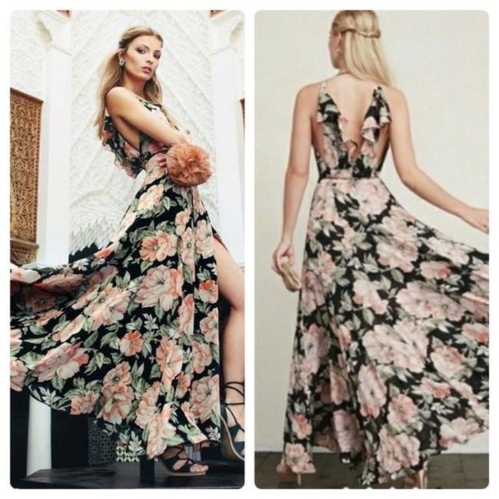 Reformation Gisele Arianna Maxi In De Marie Dress